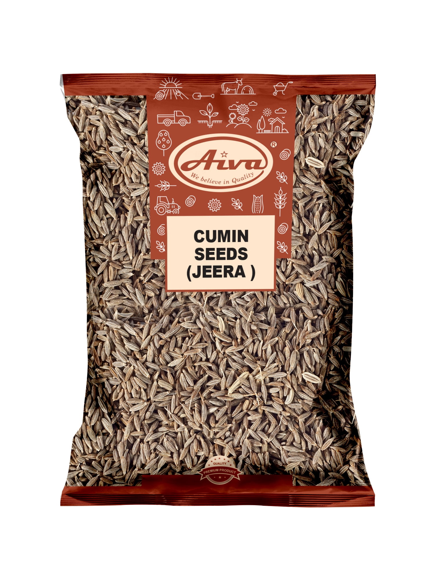 Aiva Cumin Seeds (Jeera) - 5 LB