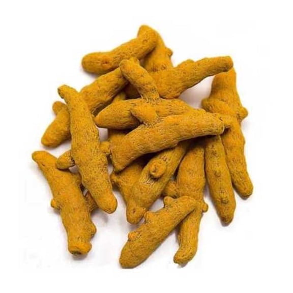Aiva Dried Turmeric Roots (Haldi) | Turmeric Fingers | Whole Roots | 7 oz (Pack of 20)