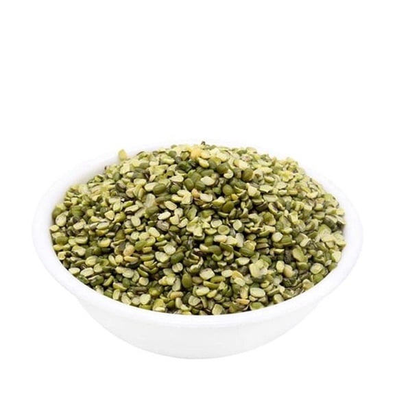Aiva Moong Split With Husk (Green Mung Bean Split) 40 LB BULK