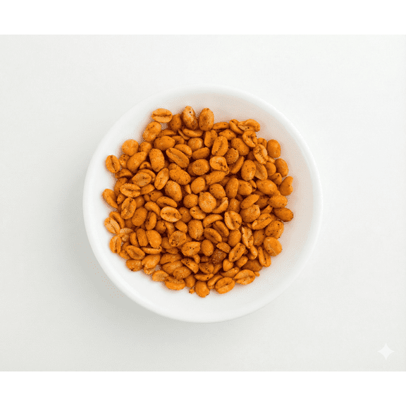 Aiva Spicy Peanuts 30 LB | Roasted Spicy Peanuts Snacks | Bold Crunchy Peanuts | Chili Peanuts For Party Snacks