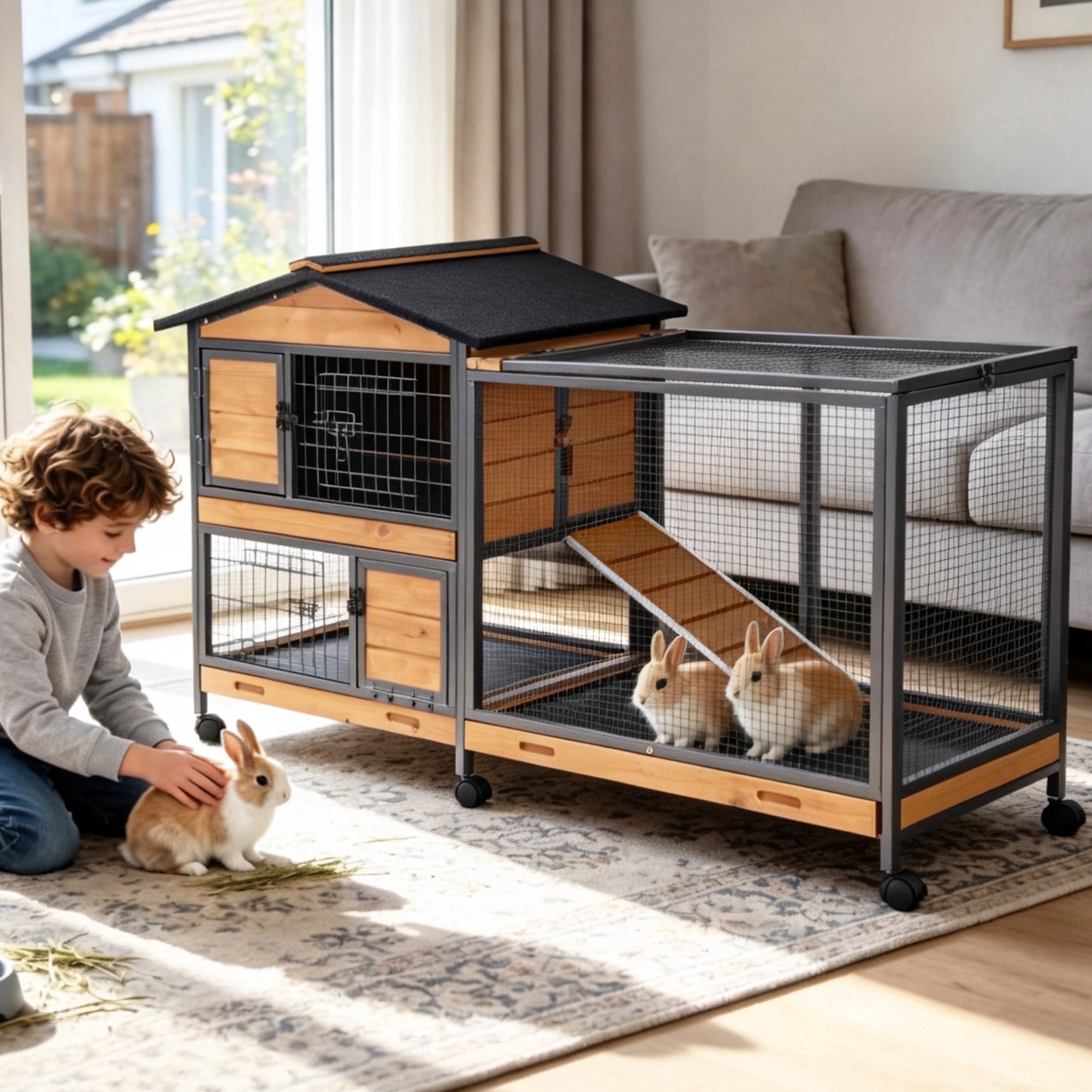 Large Rabbit Cages Aivituvin 62