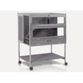 thumbnail image 1 of Aivituvin Guinea Pig Cage, Moveable Metal Frame Hamster Cage Anti-Chewing with Aluminium Alloy Edge, Hideouts, Ramps, Seesaws Chewing Toy, Deeper Pull-Out Leakproof Tray for Indoor Outdoor(Grey), 1 of 7