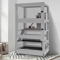 thumbnail image 1 of Aivituvin Large Chinchilla Cage, 4 Levels Ferret Cage  Large Critter Nation Hutch with Chew-Proof Aluminium Edge & PVC Layer, Brake Wheels Moveable, 1 of 6