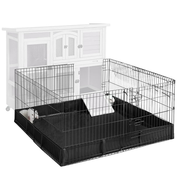 Aivituvin Pet Playpen, Small Animal Playpen for Rabbits Hamsters Guinea Pigs Cage Exercise Pen and Enclosure Waterproof