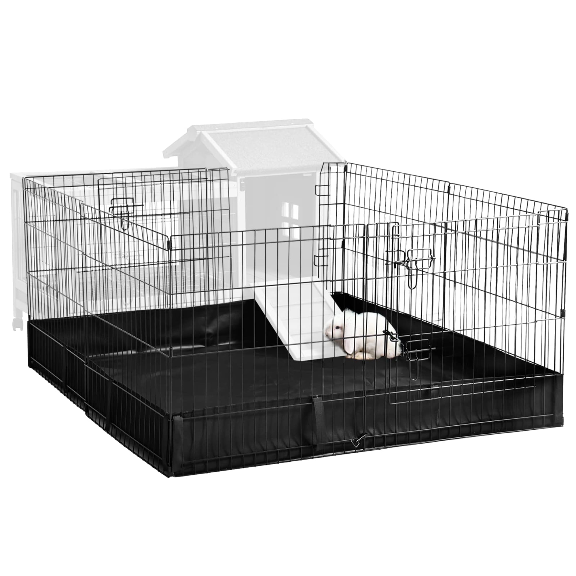Aivituvin Pet Playpen Small Animal Playpen for Rabbits Hamsters Guinea Pigs Cage Exercise Pen