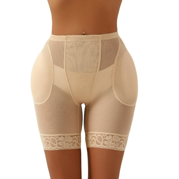 Aivtalk Shapewear Womens Tummy Control Lace Shorts High Waisted Butt Lifting Body Shaper Slimmer Panties Girdle Underwear Nude 3XL