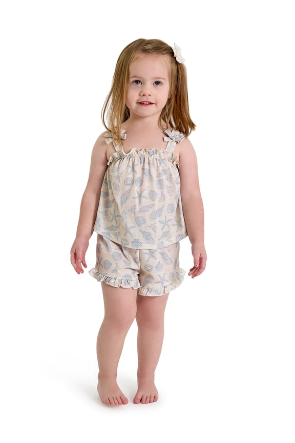 by Gerber Toddler Girl Pajama Set, 2-Piece, Sizes 12 Months - 5T