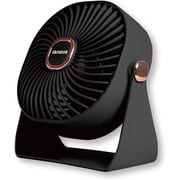 Aiwa 4 Desk Fan, USB-C Rechargeable Mini Fan with 3 Speeds and 270-Degree Rotation, Black