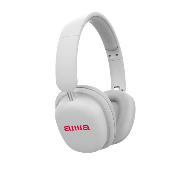 Aiwa Over Ear Wireless Headphone, White, AI5009-WHT