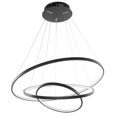 thumbnail image 1 of Aiwen 3 Tiered Modern LED Pendant Light Stylish Home Decor Light Fixture Black, 1 of 8
