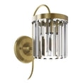 thumbnail image 1 of Aiwen Crystal Wall Mounted Lamp Modern Light Fixture Industrial Gold Finish Wall Sconce, 1 of 9