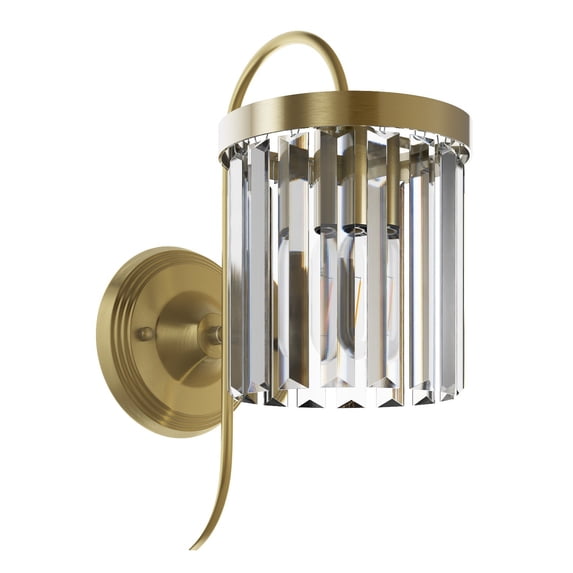 Aiwen Crystal Wall Mounted Lamp Modern Light Fixture Industrial Gold Finish Wall Sconce