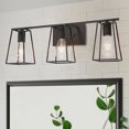thumbnail image 1 of Aiwen Dimmable 3-Light Vanity Light Rectangle Shade Wall Sconce, 25 Watts, 1 of 7