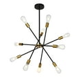 thumbnail image 1 of Aiwen Industrial Sputnik 10 Lights Pendant Light Simple Linear Chandelier, 1 of 8