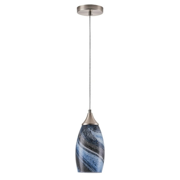 Aiwen Modern Pendant Light Marble Grain Glass Hanging Ceiling Lamp Industrial Handcrafted Lighting