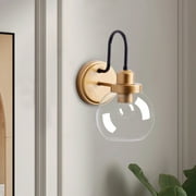 Aiwen Retro Globe Wall Mounted Lamp Modern Home Light Fixture Creative Wall Sconce