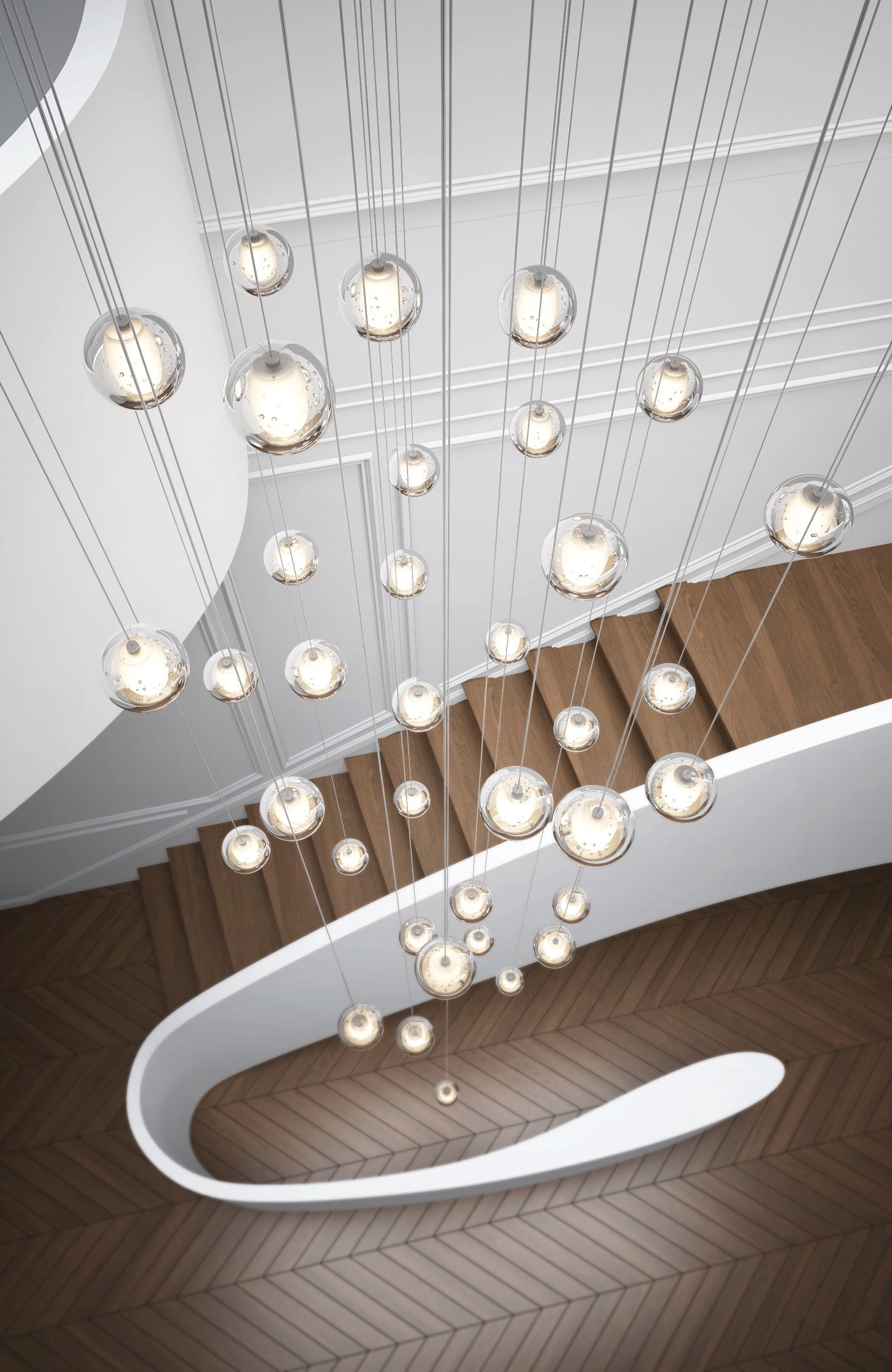 Aiwen Stylish Crystal Chandelier Flush Mount Ceiling Lamp Novelty Modern Home Light Fixture