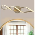 thumbnail image 1 of Aiwen Twisted LED Vanity Light Modern Light Fixture Stylish Classic Gold Wall Sconce, 1 of 7