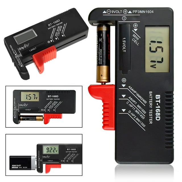 Aixig BT168D Battery Volt Checker Digital Display for AA AAA C D 9V 1