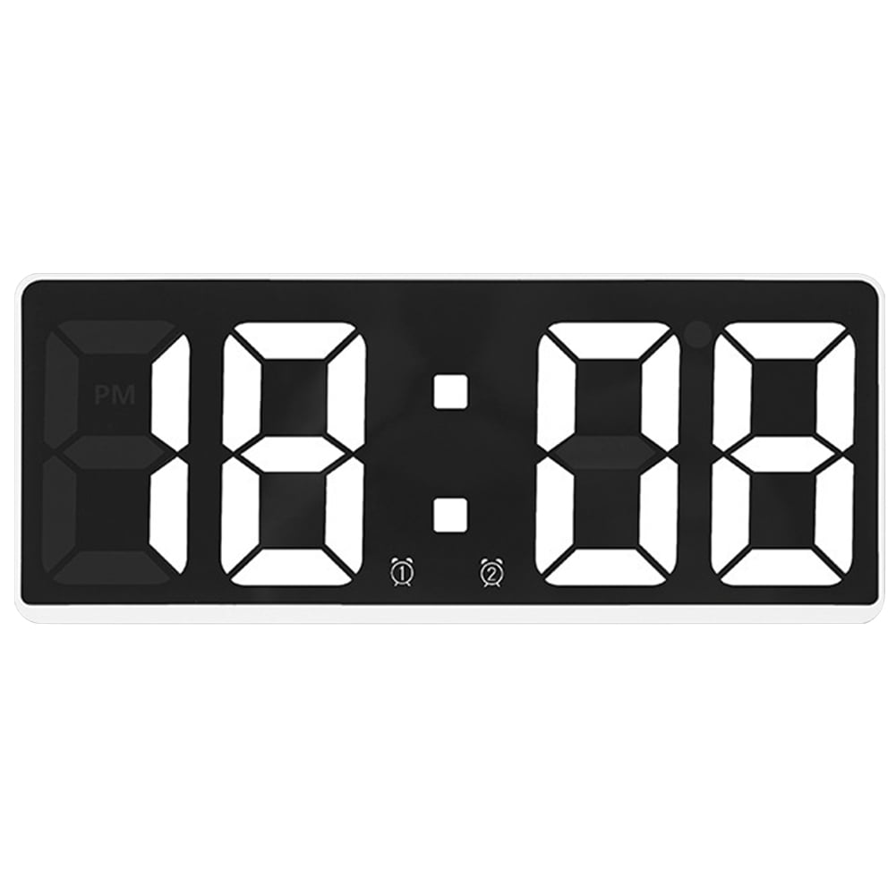 Aixig Electronic Desktop Clock Adjustable Brightness Multifunctional