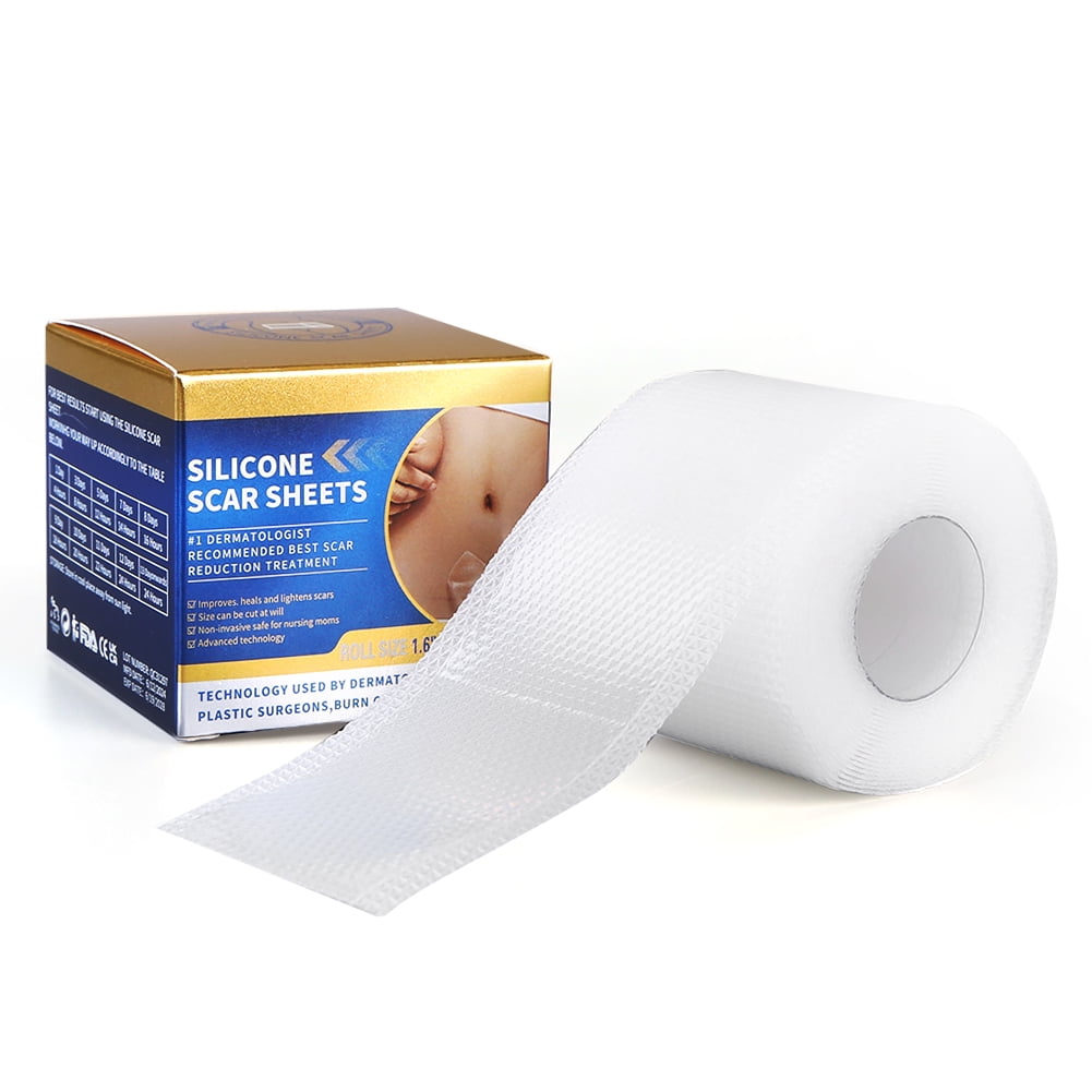 Aixig Silicone Scar Sheets Keloid Removal Strip Effective Scar Reducing