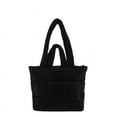 Aixig Women Puffer Tote Bag Fashion Shoulder Bag Large Capacity Soft