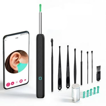 Aixiqee Ear Wax Removal, Ear Cleaner with 1080P HD Camera , Wirless Otoscope with 8 Pieces Set with Accessories