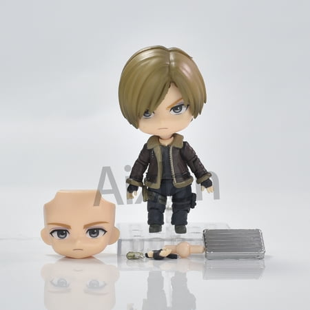 Aixlan #2337 Leon Scott Kennedy Figure 10cm Q Version Cute PVC Action Figure Amine Birthday Gift Collectible Figurine