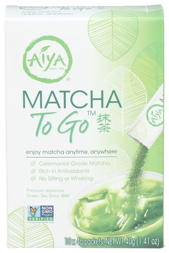 Aiya Matcha To Go Sticks 10 ct 1 ea (Pack of 8)