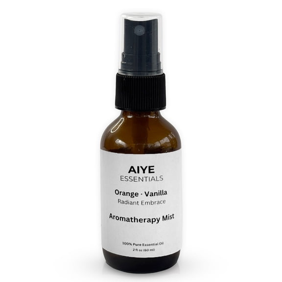 Aiye Essentials Orange Vanilla Aromatherapy Mist Spray, Room & Linen Spray 2 fl oz