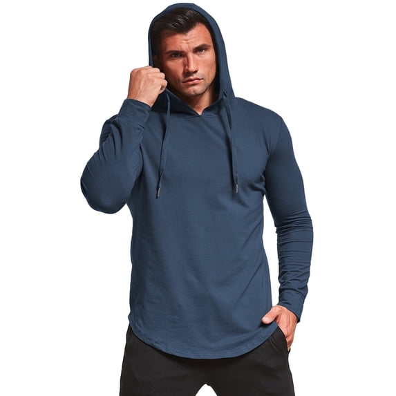 Aiyino Men's Long Sleeve Fashion Athletic Hoodies Sport Sweatshirt Hip Hop Pullover S-5XL