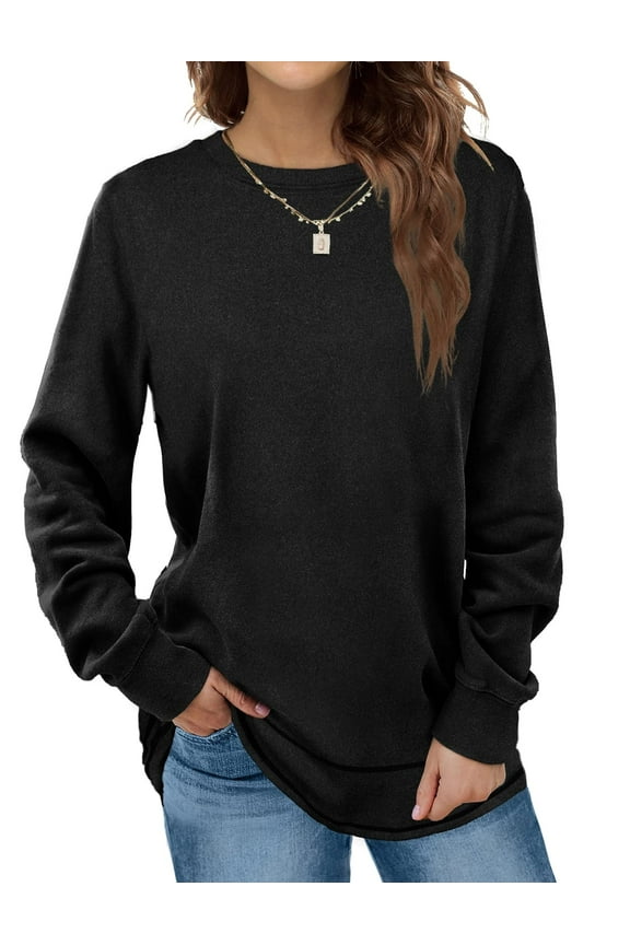 Sweatshirts for Women Crewneck Long Sleeve Shirts Tunic Tops for Leggings