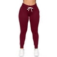 thumbnail image 1 of Aiyino Women L-5XL Plus Size High Waisted Sweatpants Drawstring Jogger Pants Tapered Athletic Workout Yoga Lounge Pants, 1 of 6