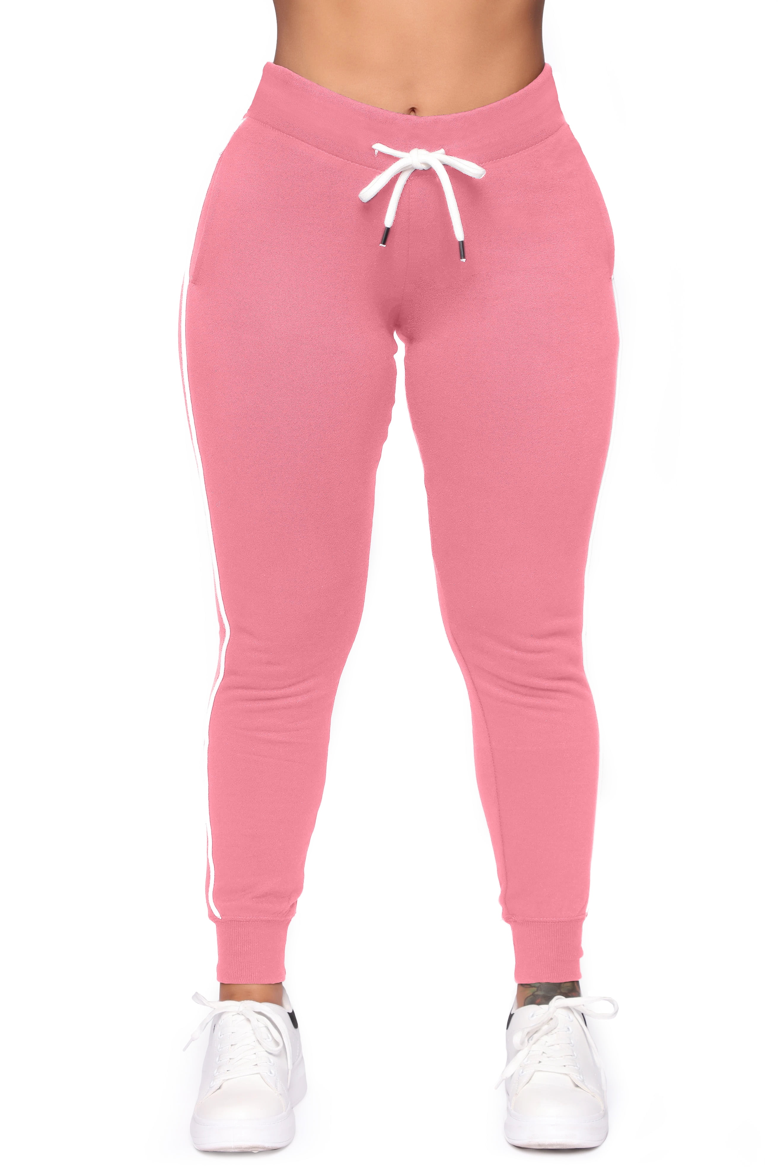 Aiyino Women L-5XL Plus Size High Waisted Sweatpants Drawstring Jogger  Pants Tapered Athletic Workout Yoga Lounge Pants 