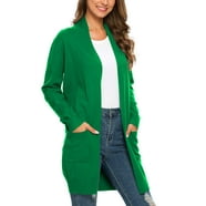 Women Button Down Solid Color Cardigan - Walmart.com