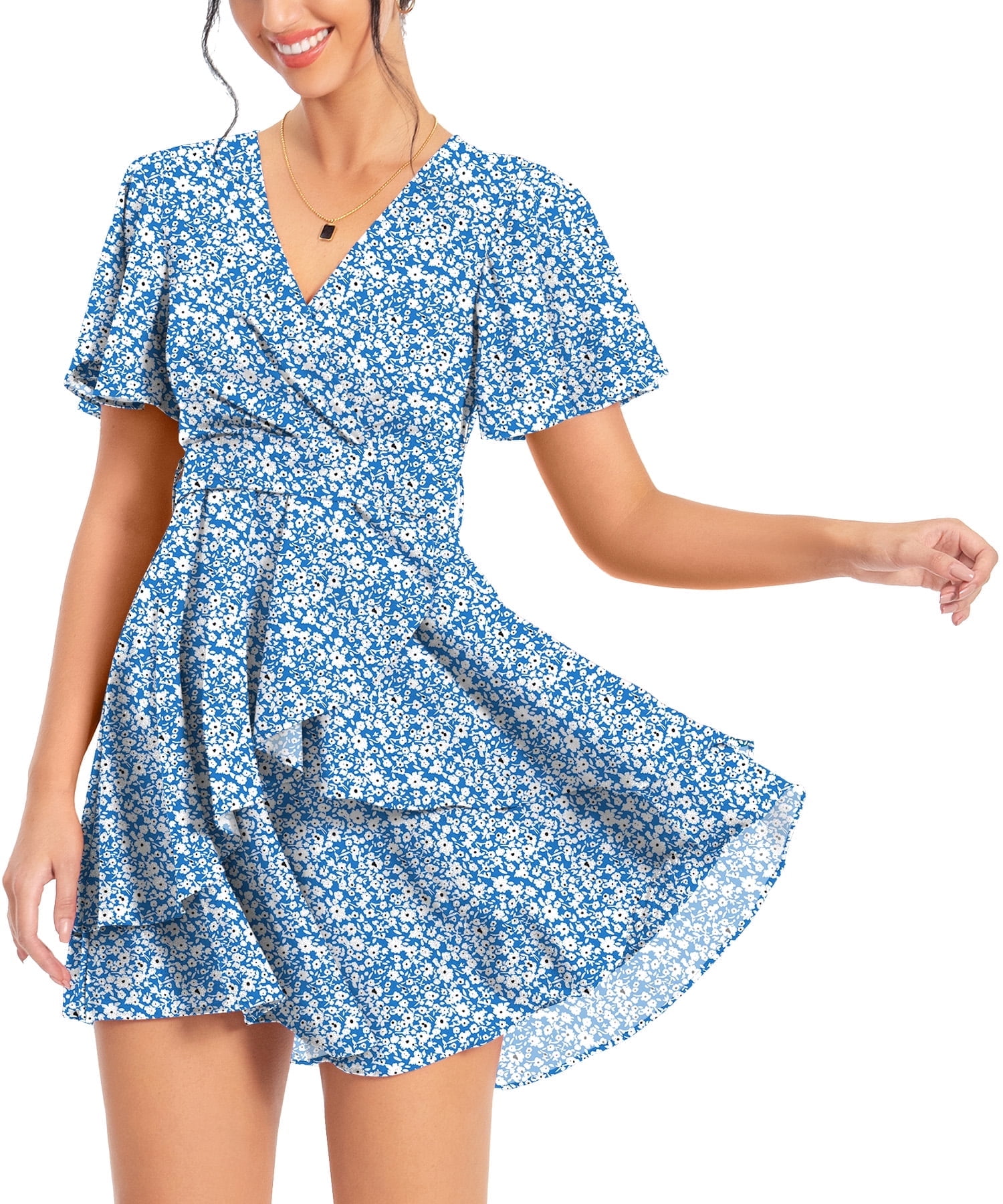 Swing Skater Dress Swing Top Women's Long Sleeve Flared Swing Dress Jersey  Midi
