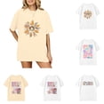 Aiyino Women's Easter T Shirt Religious Art Women's Lily Scripture Tomb ...