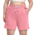 thumbnail image 1 of Aiyino Women's Plus Size Running Shorts Casual Summer Athletic Workout Shorts High Waisted Gym Yoga Lounge Shorts Pants L-5X, 1 of 6