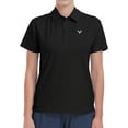 thumbnail image 1 of Aiyino Women's Polo Shirts Short Sleeve Quick Dry Tennis Golf T-Shirts Breathable Sports Workout Gym Tops Moisture Wicking Golf Running Tops, 1 of 8