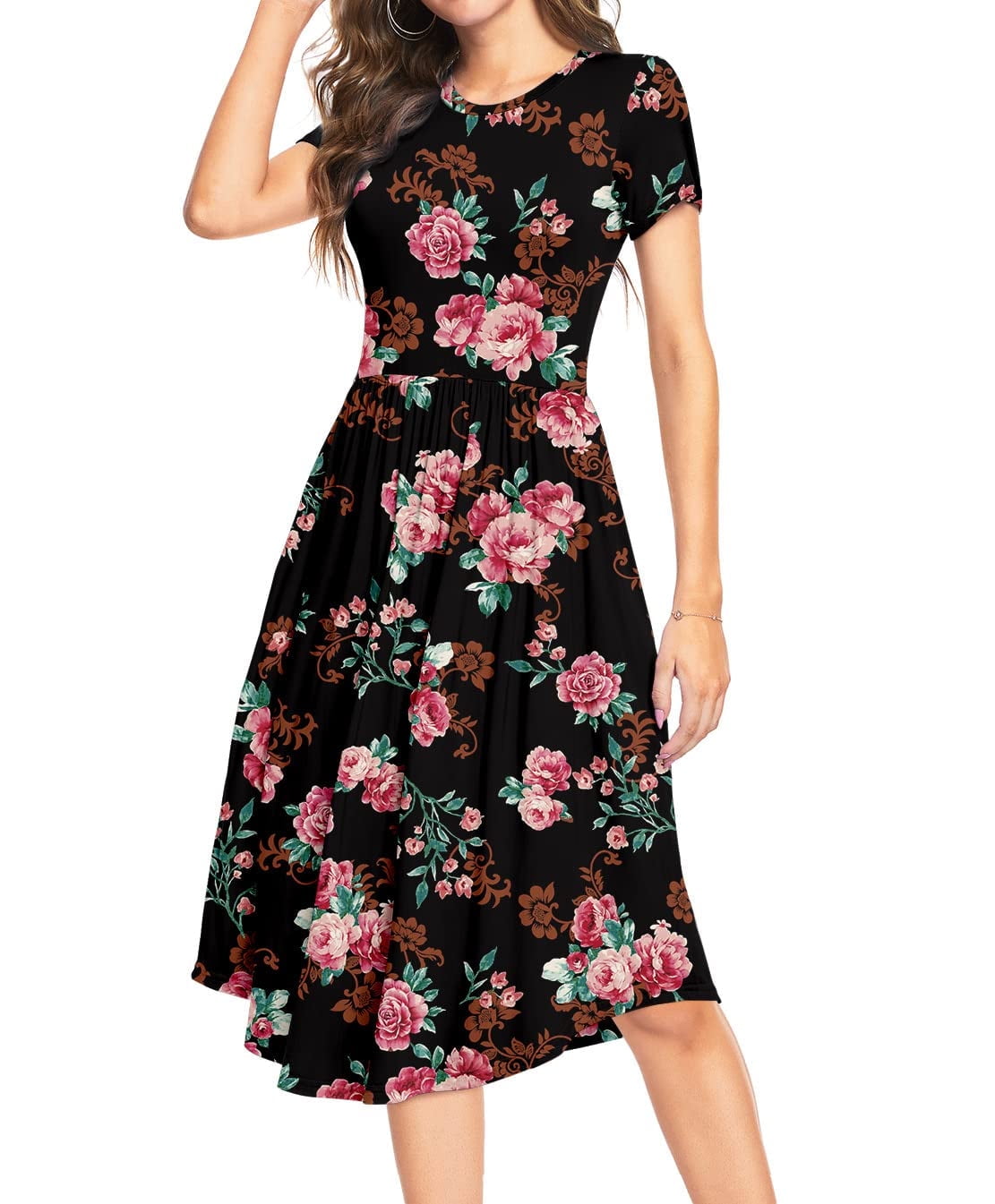 Polka Dot Casual Dress