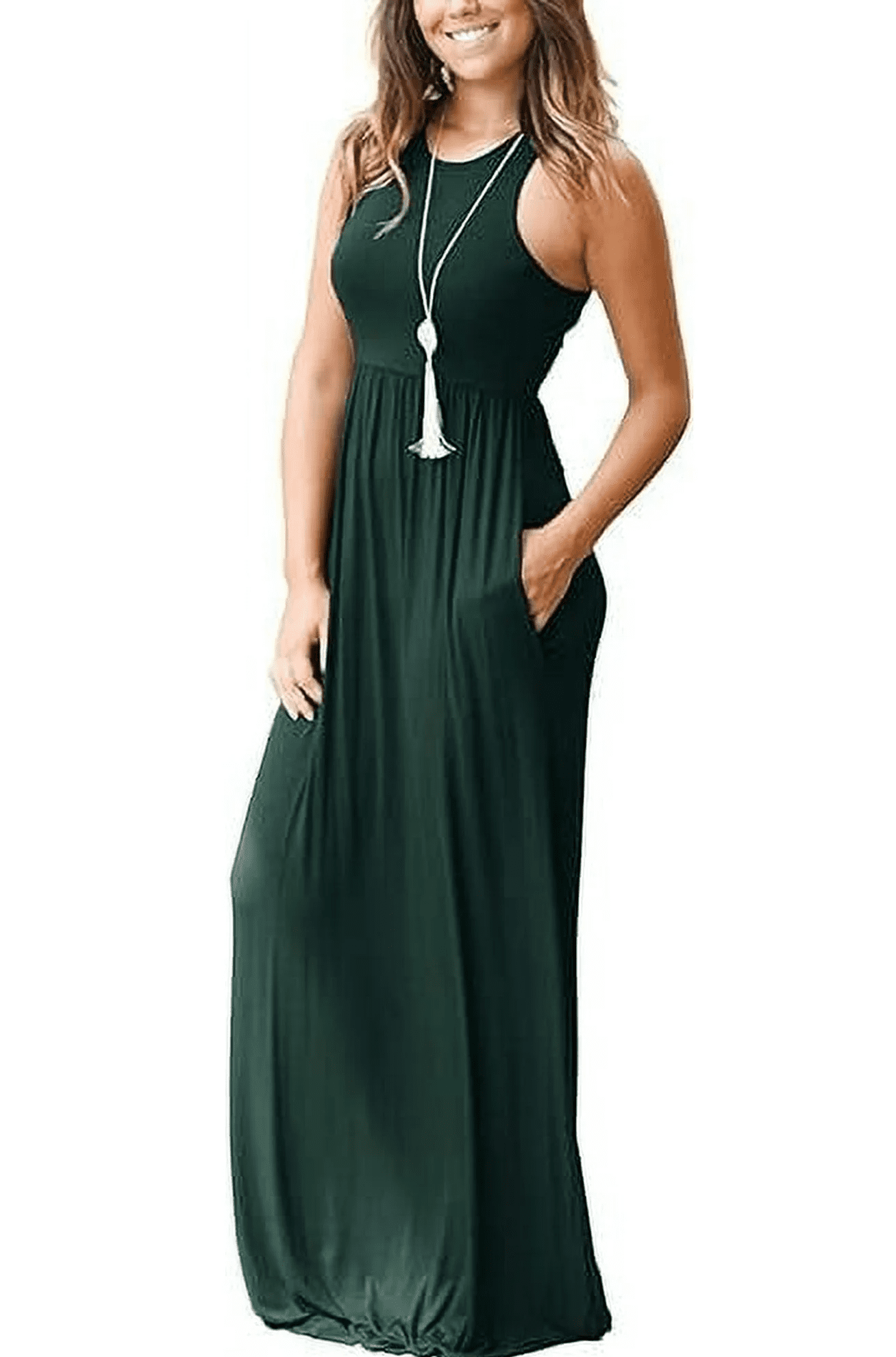 Sleeveless Casual Baggy Long Dress Maxi Dresses