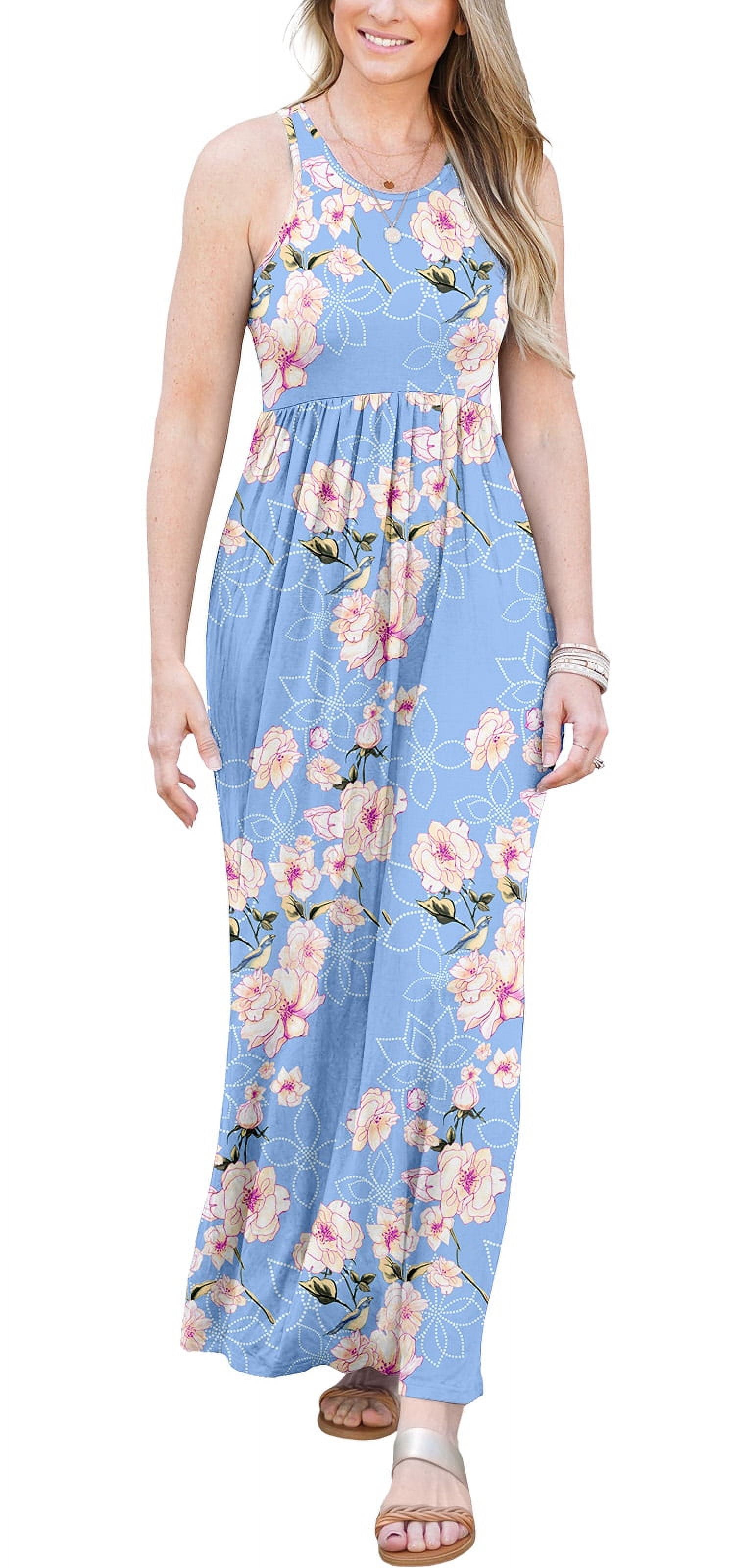 Chic Ladies Long Sleeveless Maxi Dress