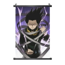 Aizawa Shota Hanging Poster, Black Plastic Shaft Wall Hanging Posters Scroll Hanger, Canvas Artwork Wall Art Painting Decor for Living Room Bedroom Office 16"X24"