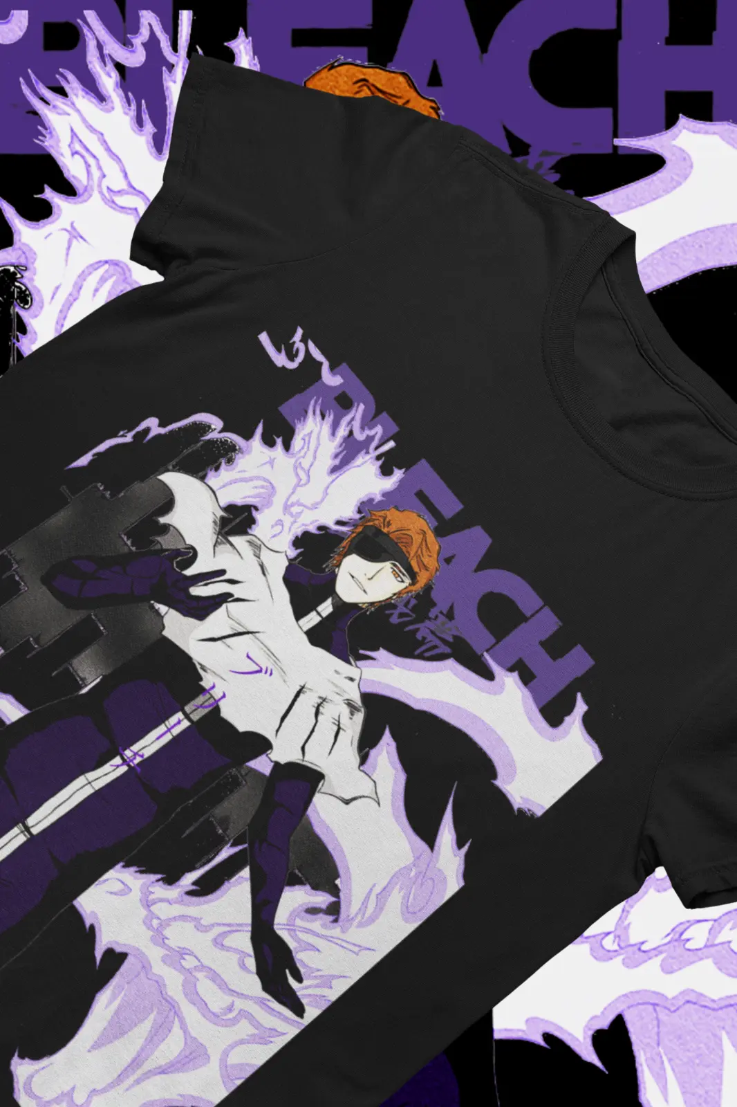 Aizen Shirt Jugram Tshirt Bleach Anime T-Shirt Barbados | Ubuy