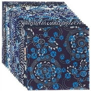 Aizome Chiyogami Origami Paper, 4-Feet By 4-Inch, 20-Pack , Blue