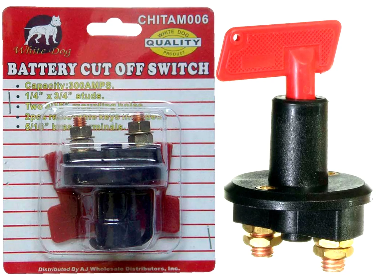 Aj Wholesale ( Chitam006 ) Battery Kill Switch 6V 12V 24V Car Boat Rv Atv Truck