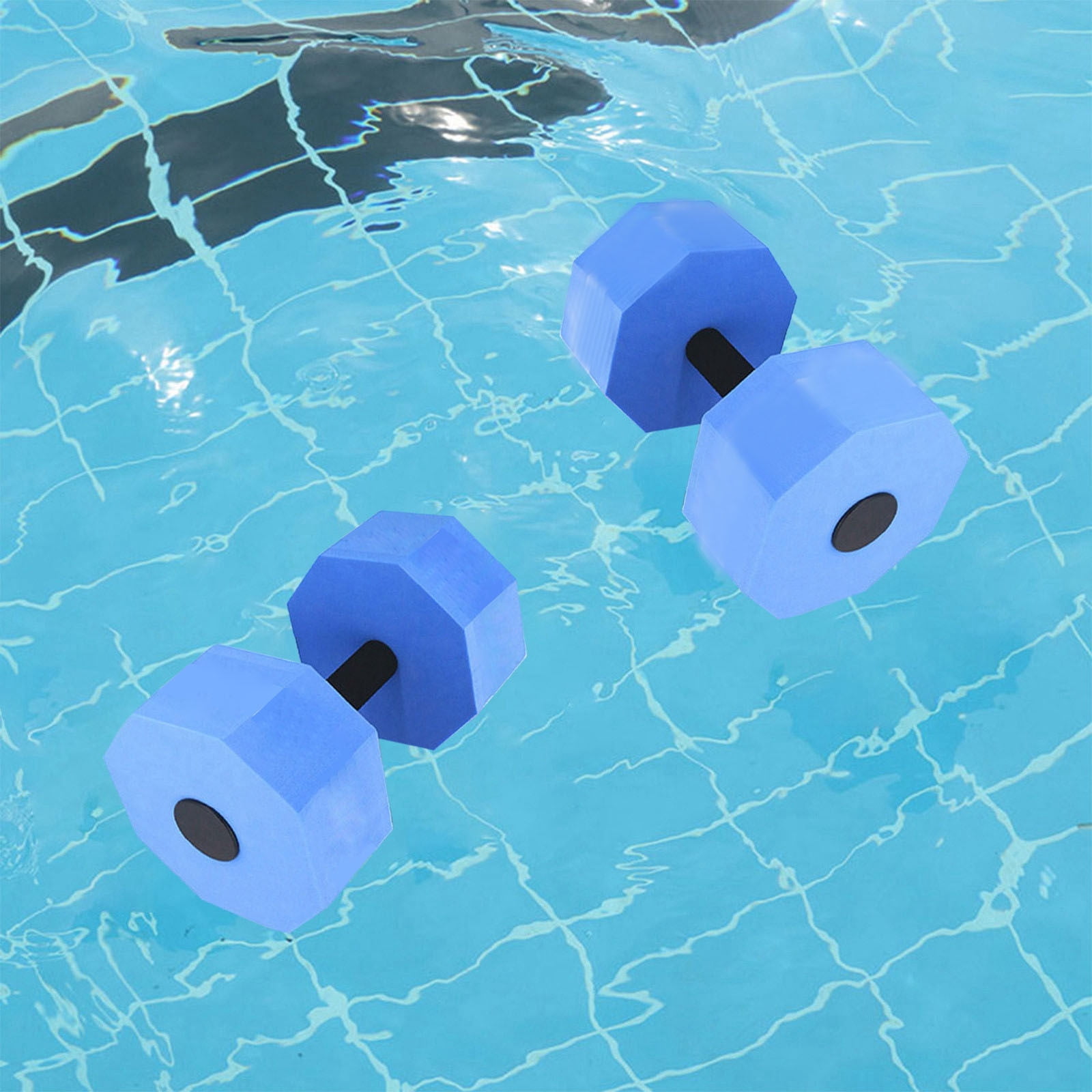 Ajauxi Aquatic Dumbbells, Set of 2 Water Aerobic Exercise Foam Dumbbell