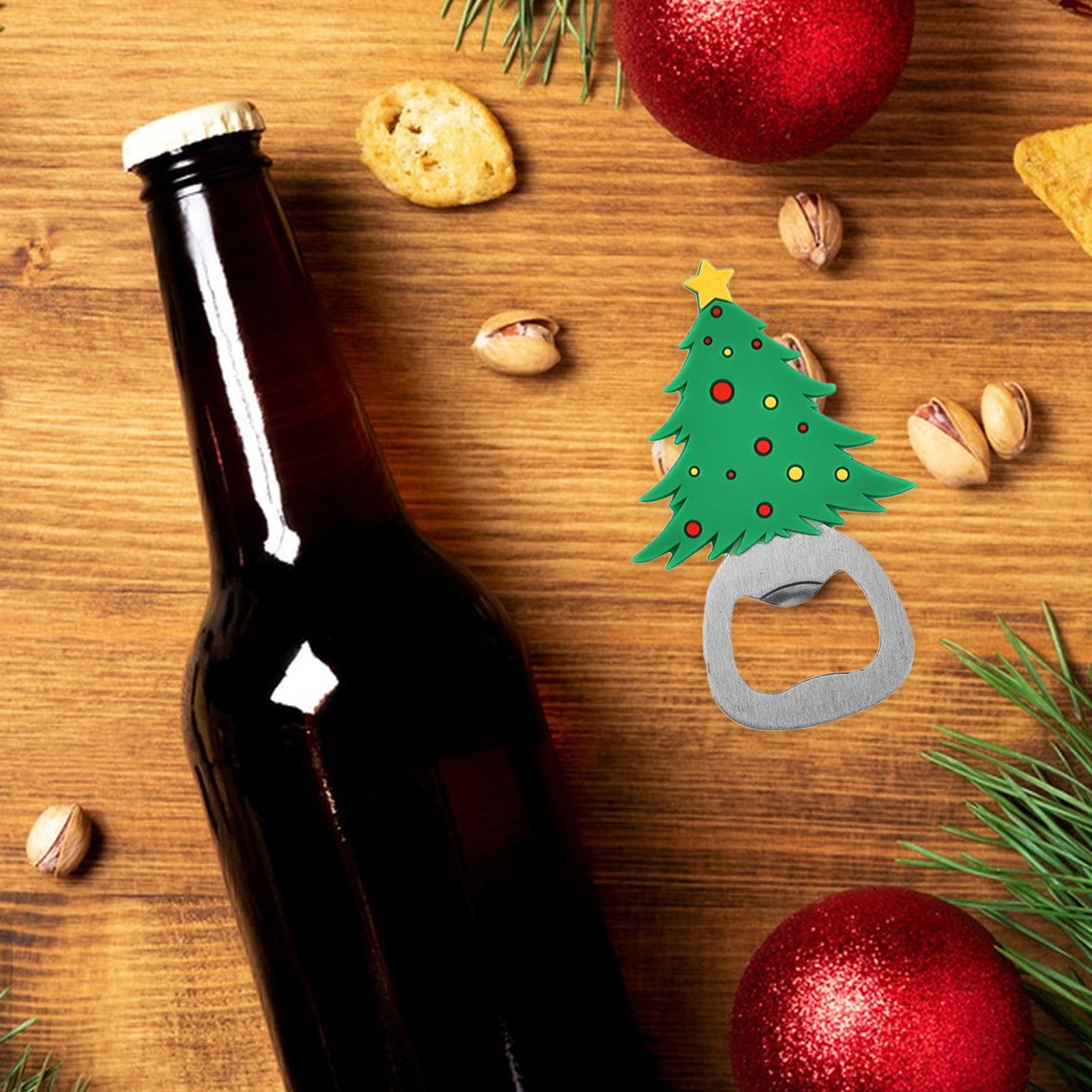 Ajauxi Christmas Corkscrew, Bottle Opener, Household Bottle Opener