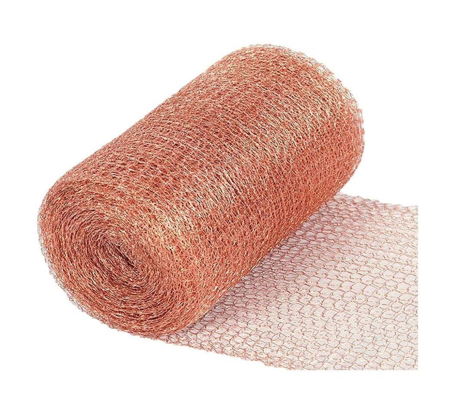 Ajauxi Copper Mesh Slug Repellent Feet Pure Copper Wire Mesh Roll Anti