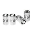 thumbnail image 1 of Ajauxi Tire Plug Core Caps Foot-print Pattern Car Tire Plug Caps Aluminum Plug Caps Plug Caps Caps Suit for Car Motorcycle Bicycle Etc Set Of 4, 1 of 6